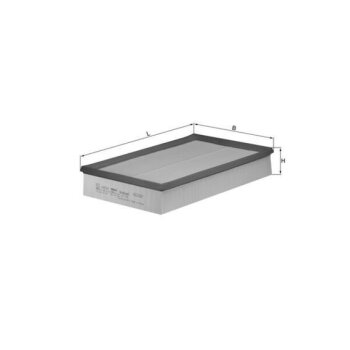 KNECHT Luftfilter LX 700 - LX700 für 9454647