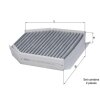 KNECHT Filter, Innenraumluft LAK 278/S - LAK278/S für 2308300418