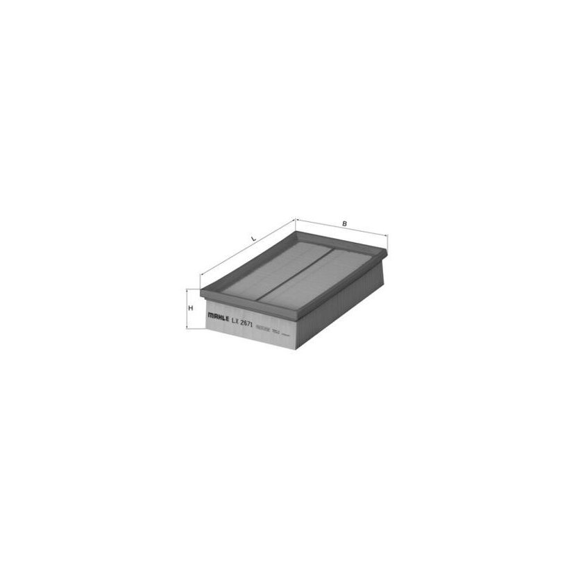KNECHT Luftfilter LX 2671 - LX2671 für 6W839601AB