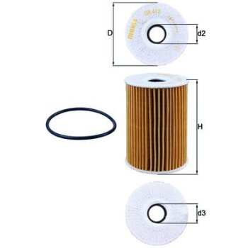 KNECHT Ölfilter OX 415D - OX415D für 93180258