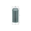 KNECHT Luftfilter LX 1802 - LX1802 für 16546FA01A