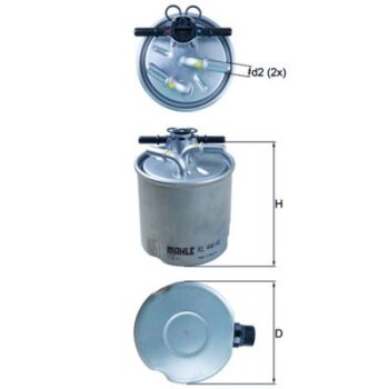 KNECHT Kraftstofffilter KL 440/40 - KL440/40 für...