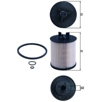 KNECHT Kraftstofffilter KX 86/1D - KX86/1D für...