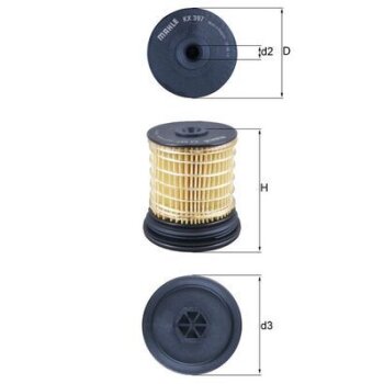 KNECHT Kraftstofffilter KX 397 - KX397 für...