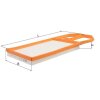 KNECHT Luftfilter LX 571/1 - LX571/1 für 032129620C