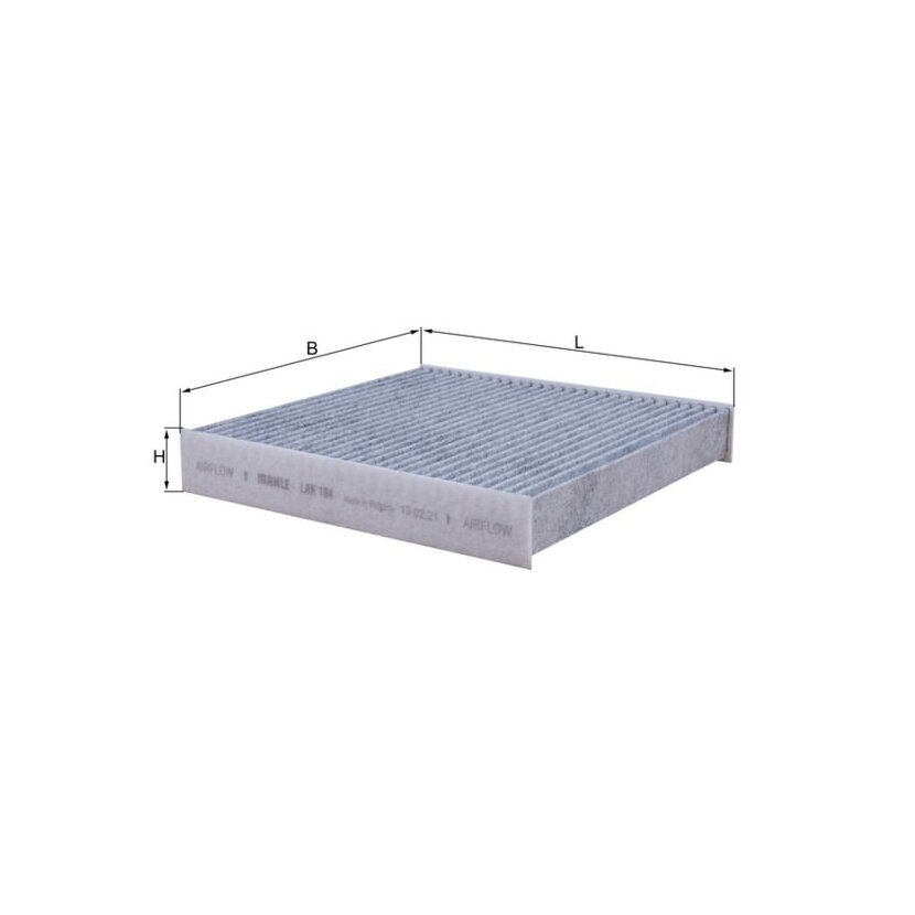KNECHT Filter, Innenraumluft LAK 184 - LAK184 für 6447SQ