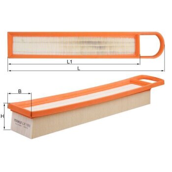 KNECHT Luftfilter LX 1969 - LX1969 für 13717534825