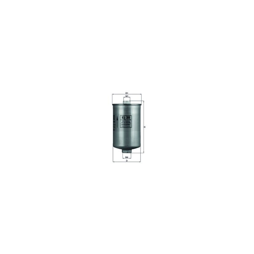 KNECHT Kraftstofffilter KL 30 - KL30 für 81113511