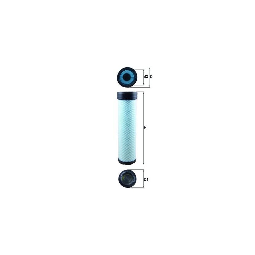 KNECHT Sekundärluftfilter LXS 284 - LXS284 für 1930588