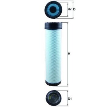 KNECHT Sekundärluftfilter LXS 284 - LXS284 für...