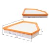 KNECHT Luftfilter LX 3320 - LX3320 für 13718605164