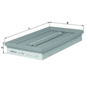 KNECHT Luftfilter LX 350 - LX350 für F1CZ9601A