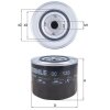 KNECHT Ölfilter OC 133 - OC133 für 0003938626
