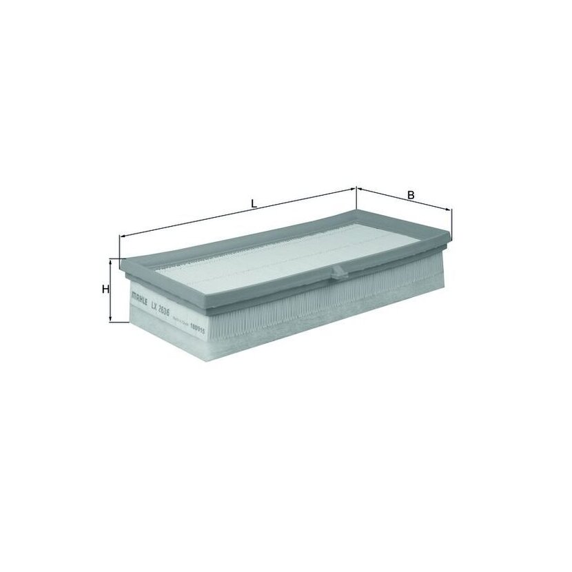 KNECHT Luftfilter LX 2636 - LX2636 für 178010N040