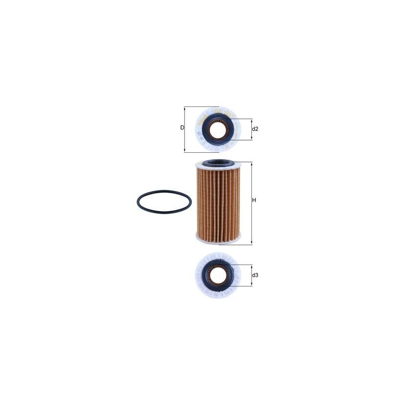 KNECHT Ölfilter OX 1267D - OX1267D für 2215731