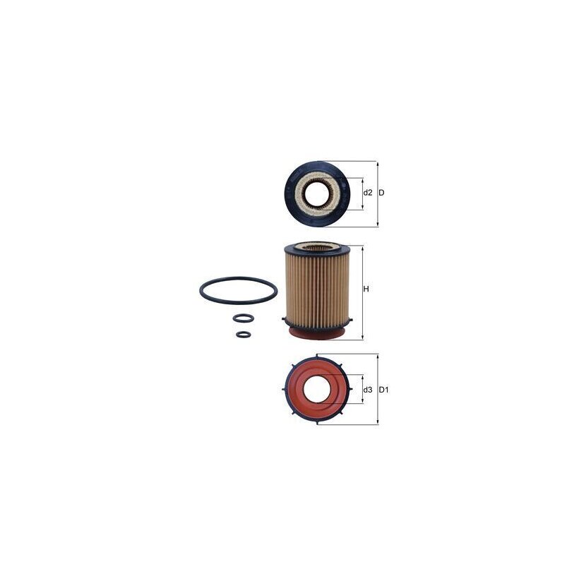 KNECHT Ölfilter OX 982D - OX982D für 2701800009