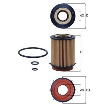 KNECHT Ölfilter OX 982D - OX982D für 2701800009