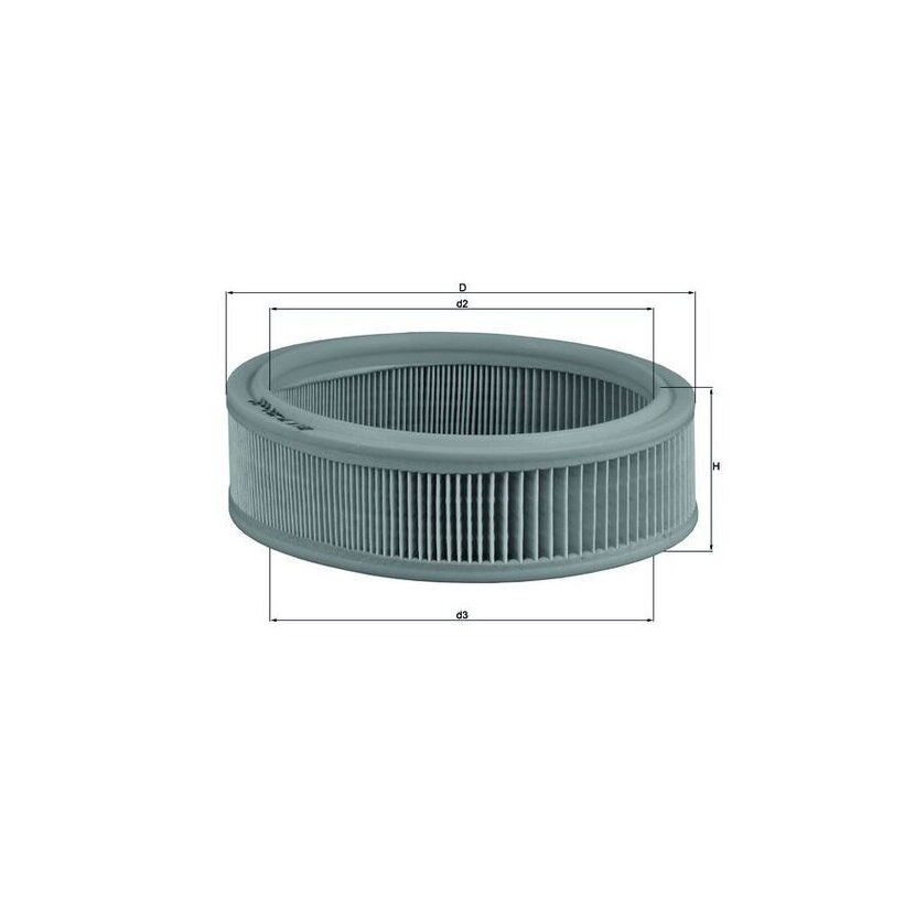KNECHT Luftfilter LX 70 - LX70 für 5008679
