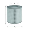 KNECHT Luftfilter LX 3143 - LX3143 für 16500MA70D