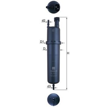 KNECHT Kraftstofffilter KL 1131 - KL1131 für...