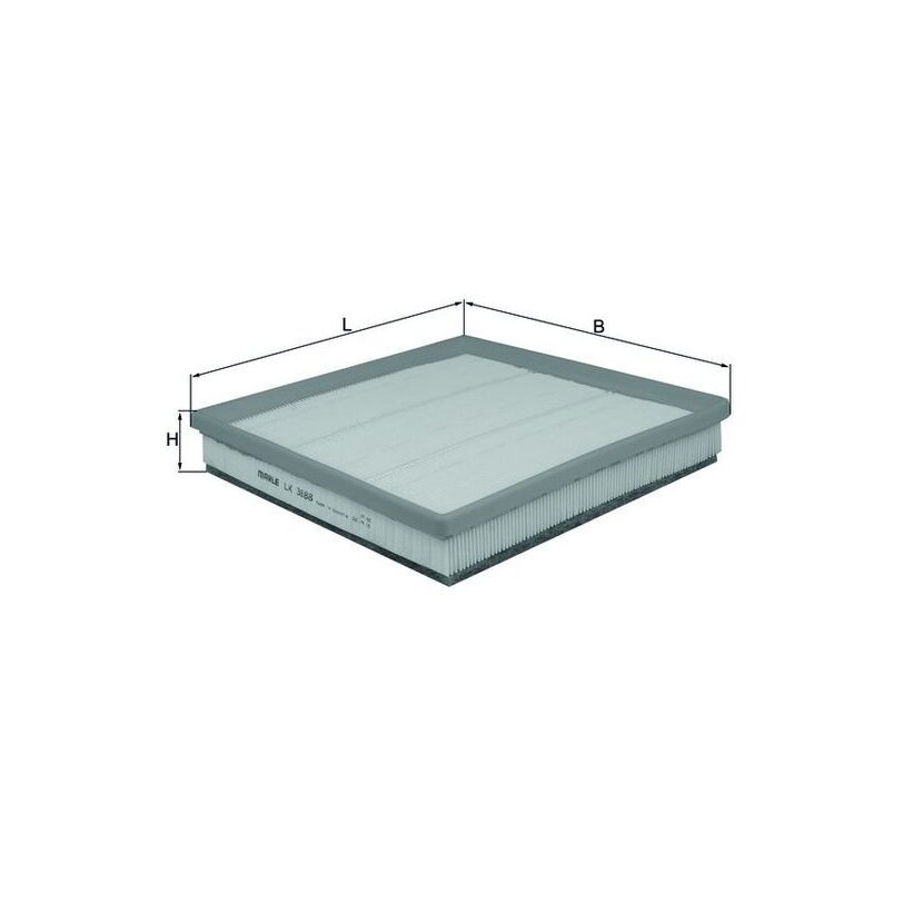 KNECHT Luftfilter LX 3888 - LX3888 für 13272720