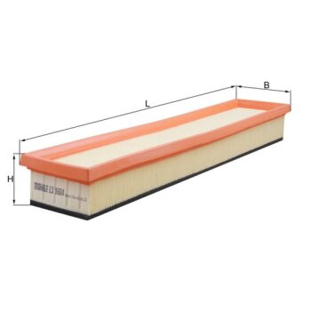 KNECHT Luftfilter LX 1604 - LX1604 für 4X439601BA