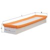 KNECHT Luftfilter LX 1634 - LX1634 für 1420P7