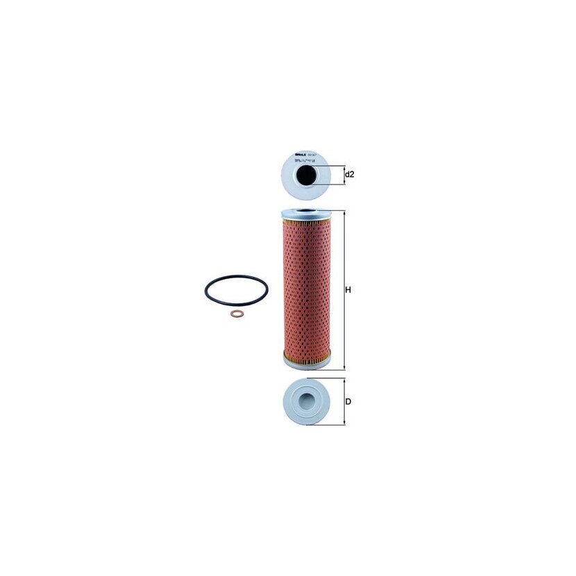 KNECHT Ölfilter OX 147D - OX147D für 1201800009