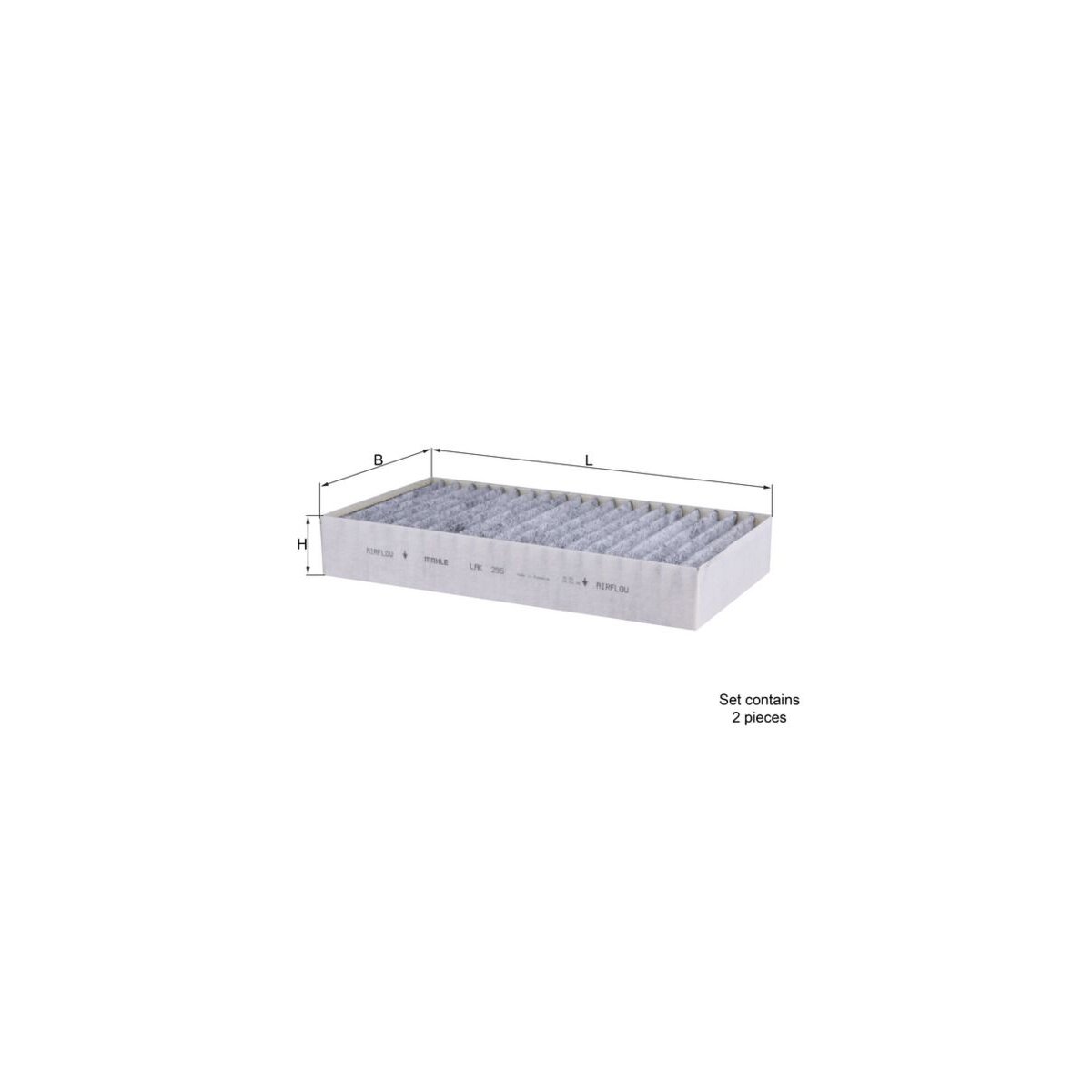 KNECHT Filter, Innenraumluft LAK 295/S - LAK295/S für 1648300218