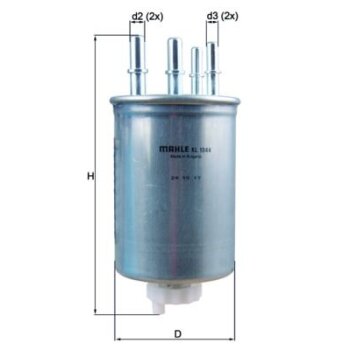 KNECHT Kraftstofffilter KL 1044 - KL1044 für CPLA9155BA