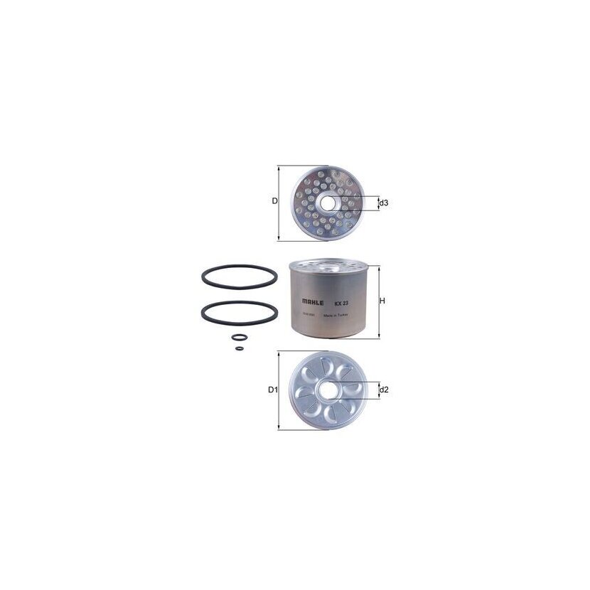 KNECHT Kraftstofffilter KX 23D - KX23D für 105640406001