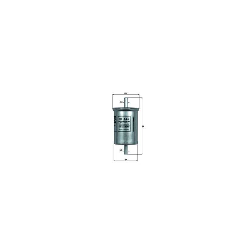 KNECHT Kraftstofffilter KL 146 - KL146 für 7700820375