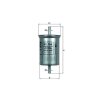 KNECHT Kraftstofffilter KL 146 - KL146 für 7700820375
