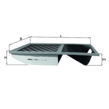 KNECHT Luftfilter LX 3583 - LX3583 für 5801317096