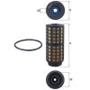 KNECHT Kraftstofffilter KX 399D - KX399D für 42566526