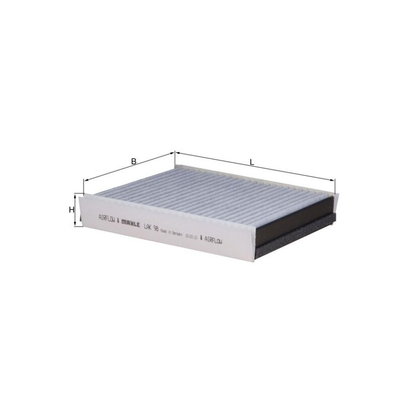 KNECHT Filter, Innenraumluft LAK 96 - LAK96 für 0001110V003