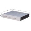 KNECHT Filter, Innenraumluft LAK 96 - LAK96 für 0001110V003