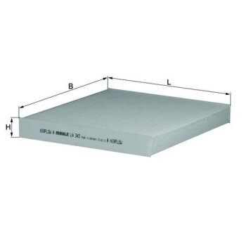 KNECHT Filter, Innenraumluft LA 343 - LA343 für...
