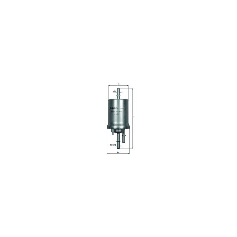 KNECHT Kraftstofffilter KL 156/3 - KL156/3 für 6Q0201051C