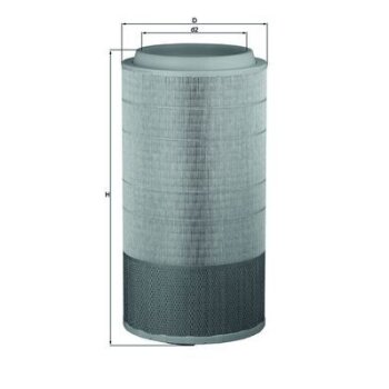 KNECHT Luftfilter LX 3155 - LX3155 für 81084050030