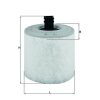 KNECHT Luftfilter LX 3015/16 - LX3015/16 für 39030321