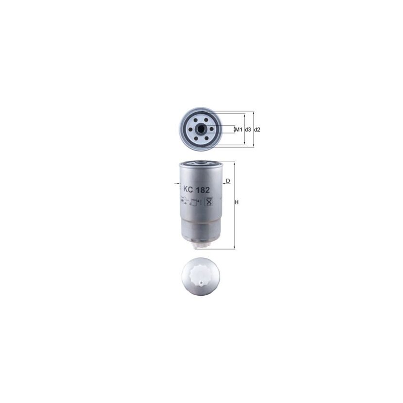 KNECHT Kraftstofffilter KC 182 - KC182 für 52129238AA