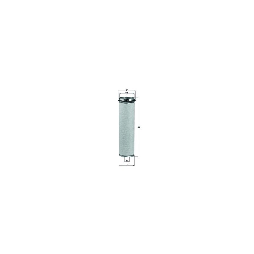 KNECHT Sekundärluftfilter LXS 37/1 - LXS37/1 für 2RD129620A