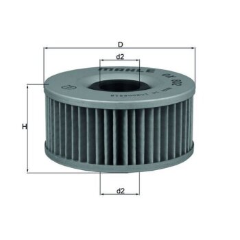 KNECHT Ölfilter OX 802 - OX802 für 1L91344090