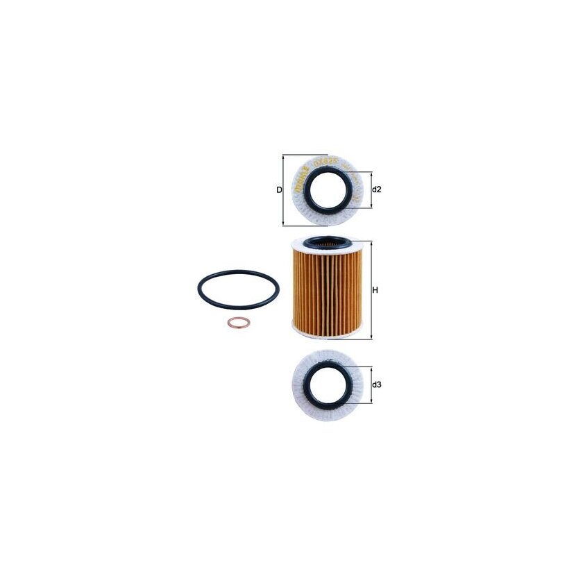 KNECHT Ölfilter OX 825D - OX825D für 11427605342