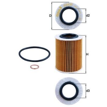 KNECHT Ölfilter OX 825D - OX825D für 11427605342