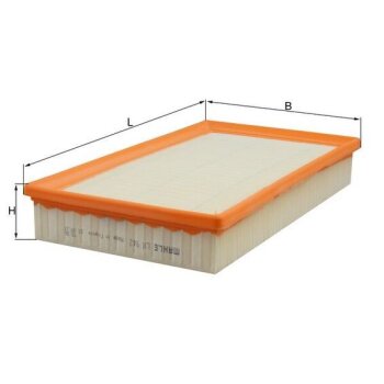 KNECHT Luftfilter LX 942 - LX942 für 2C21282