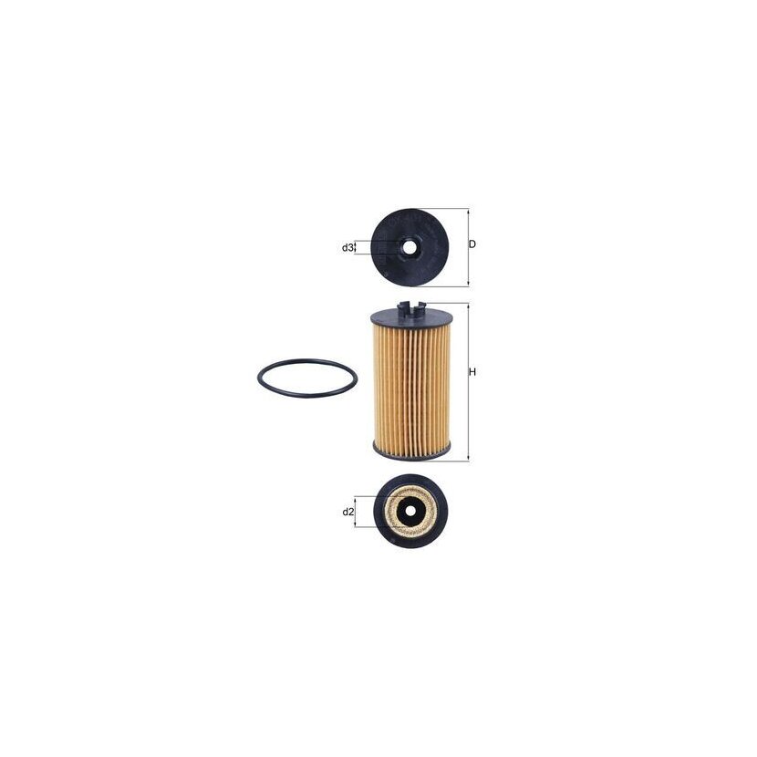 KNECHT Ölfilter OX 401D - OX401D für 55594651