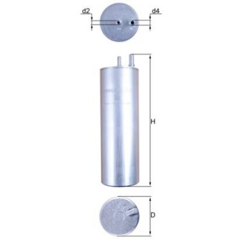 KNECHT Kraftstofffilter KL 229/5 - KL229/5 für...