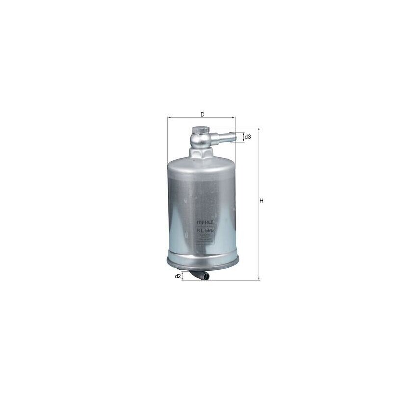 KNECHT Kraftstofffilter KL 599 - KL599 für 8E0127401B